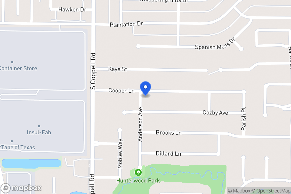 Map of 453 Cooper Ln