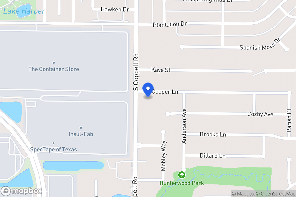 Map of 531 Cooper Ln