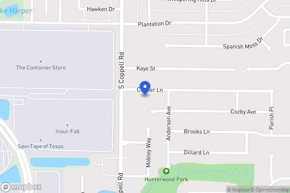 Map of 523 Cooper Ln