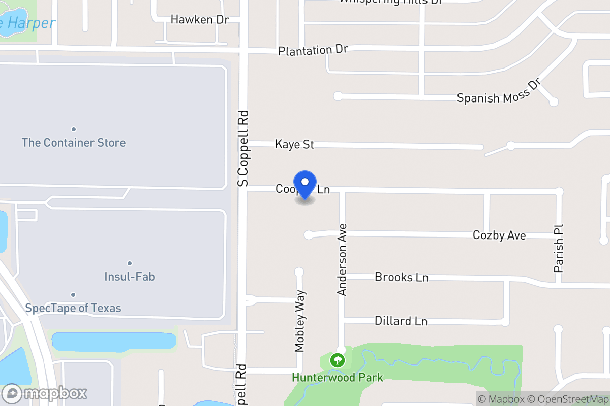 Map of 519 Cooper Ln