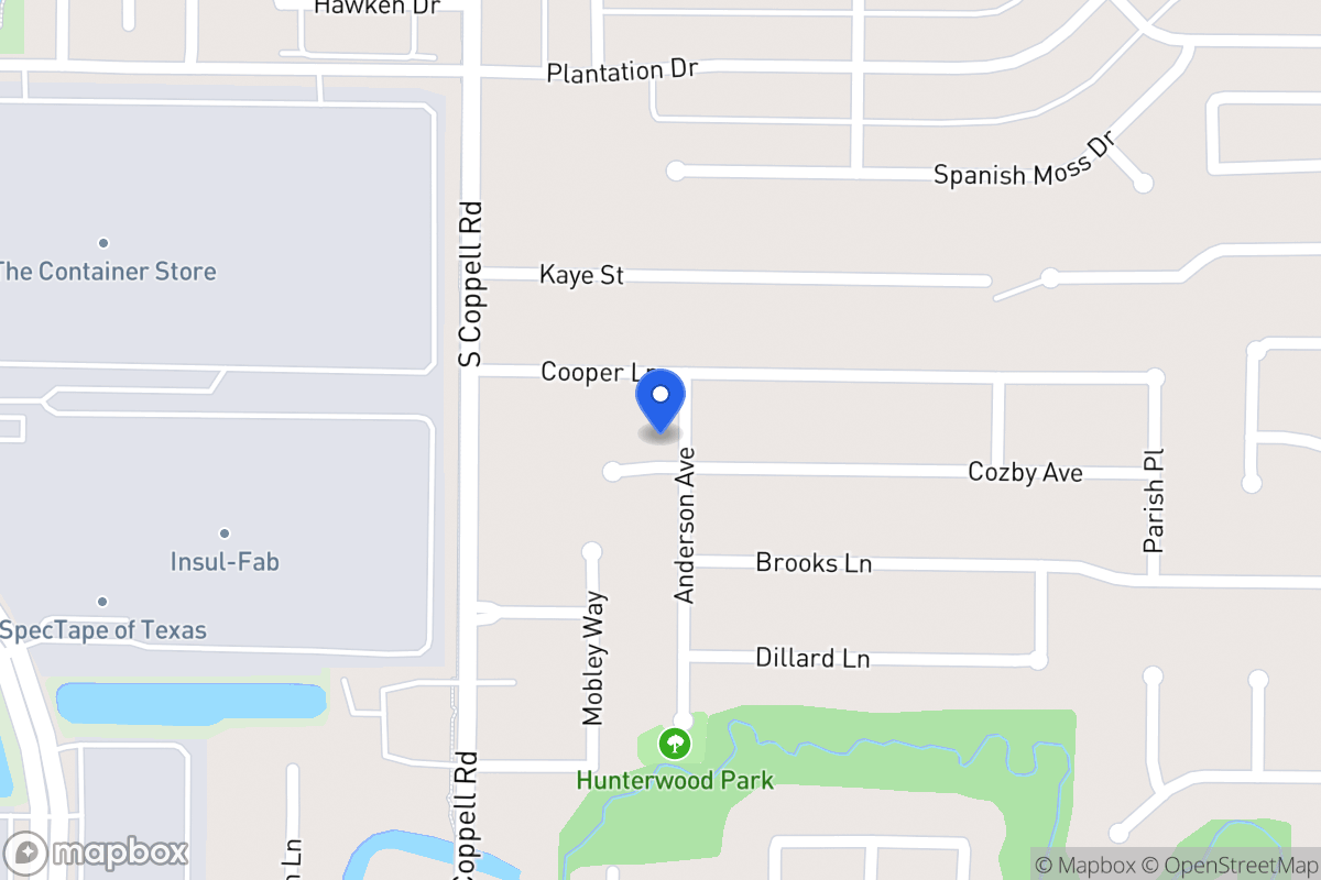 Map of 500 Cozby Ave