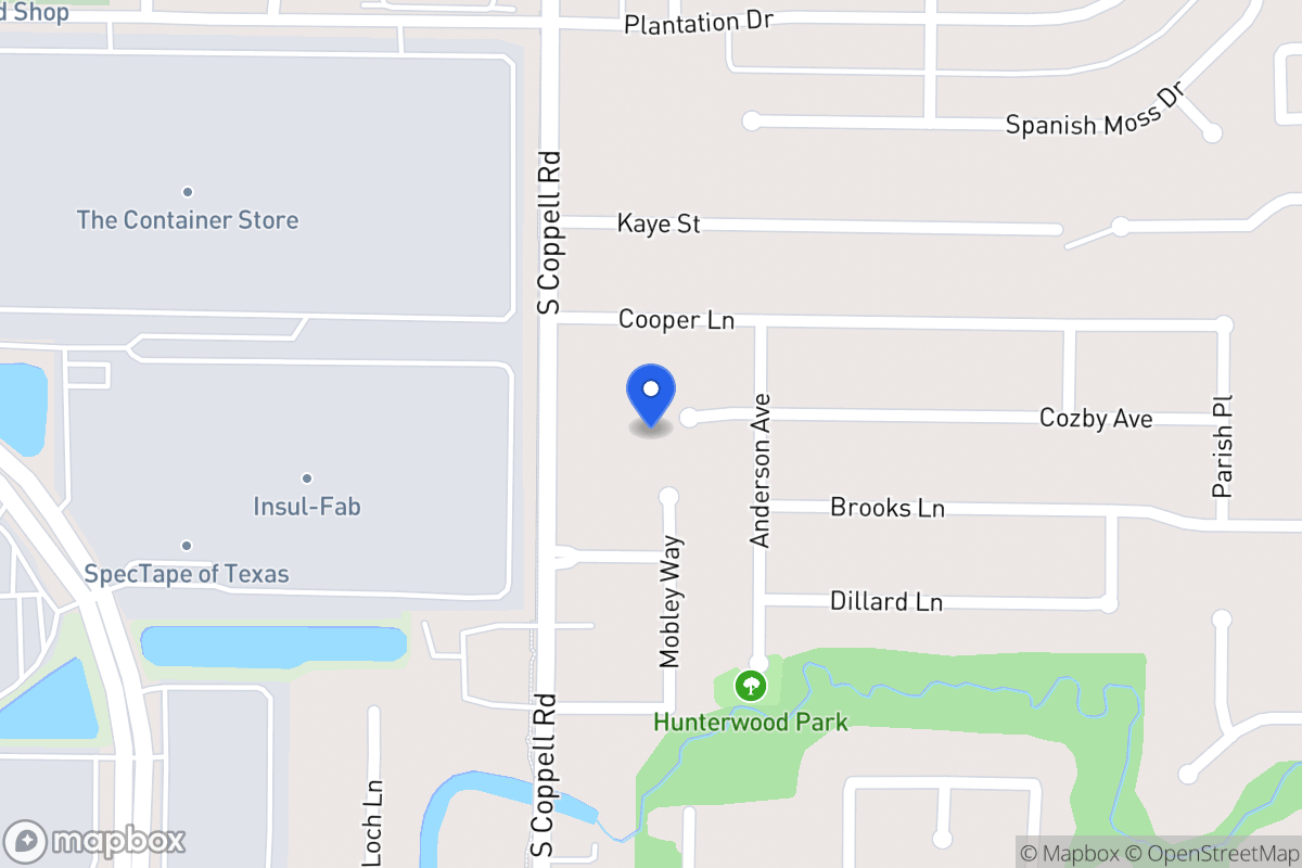 Map of 516 Cozby Ave