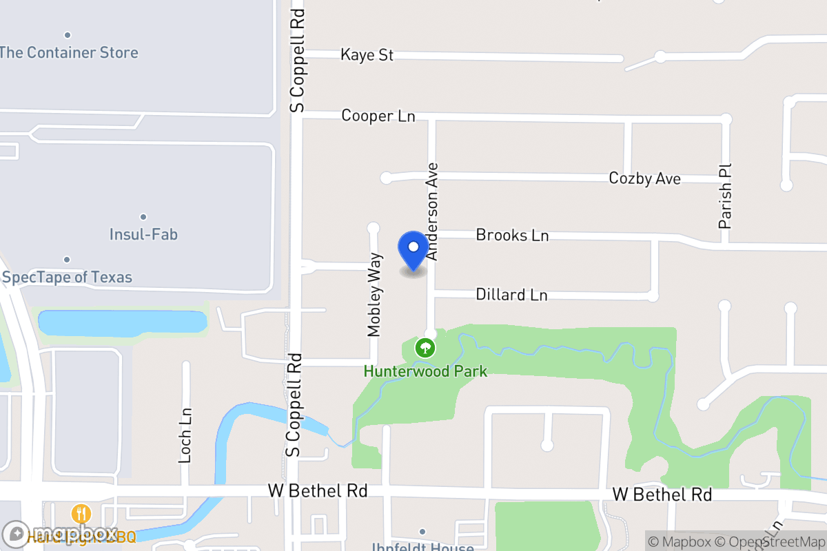 Map of 537 Anderson Ave