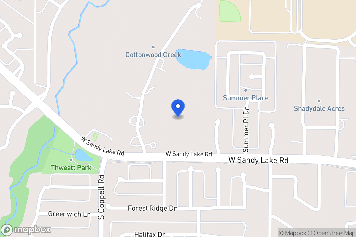 Map of 110 Cottonwood Dr