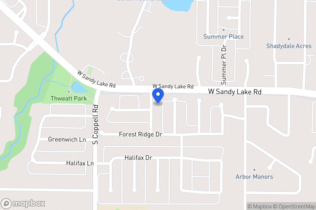 Map of 106 Forest Bend Dr