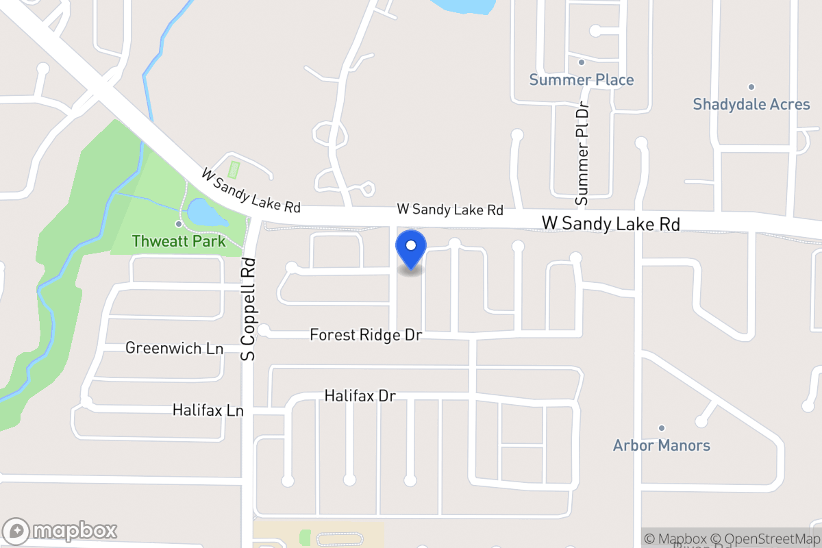 Map of 110 Forest Bend Dr