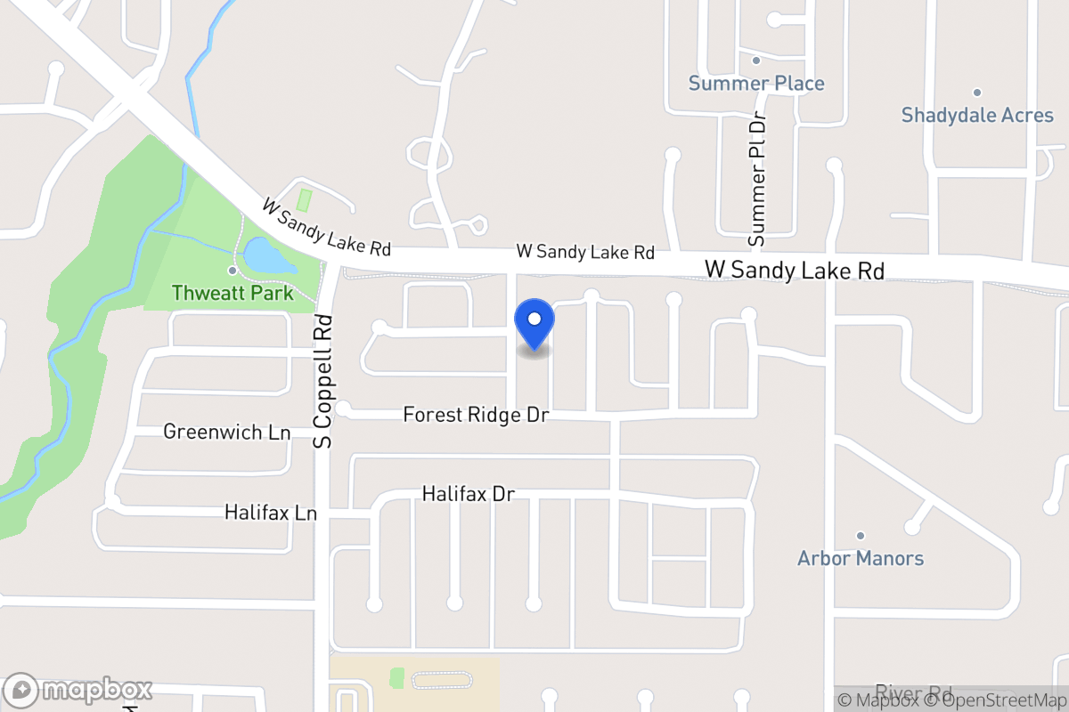 Map of 114 Forest Bend Dr