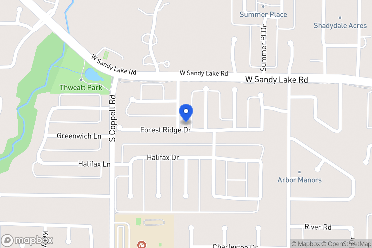 Map of 122 Forest Bend Dr