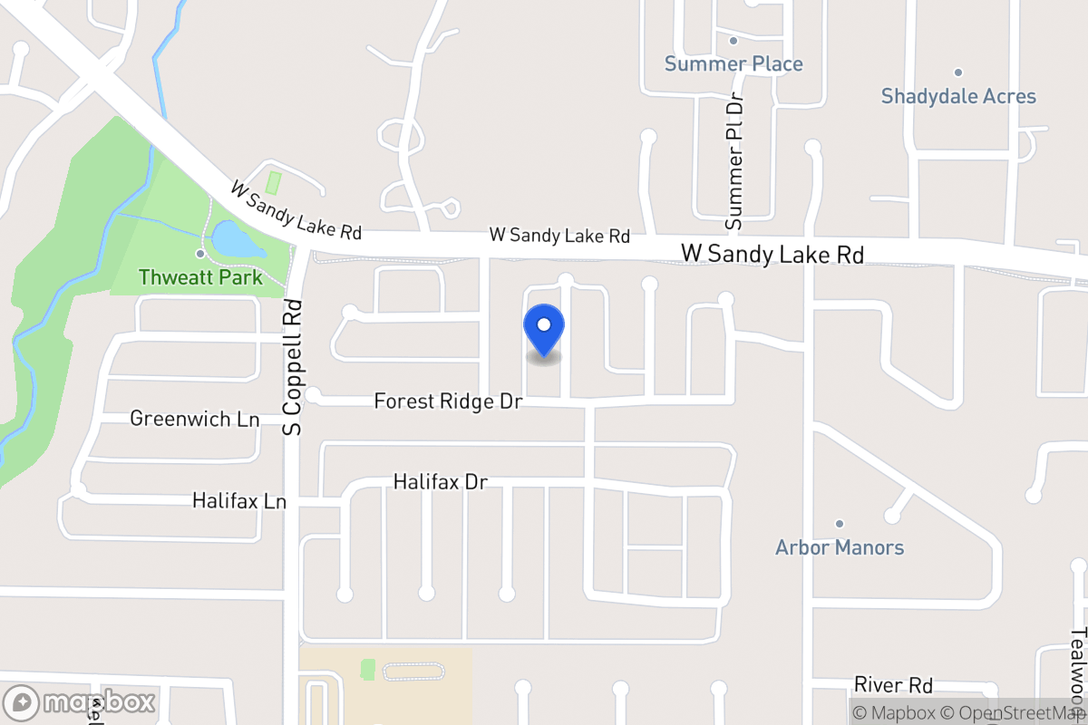 Map of 119 Ripplewood Cove