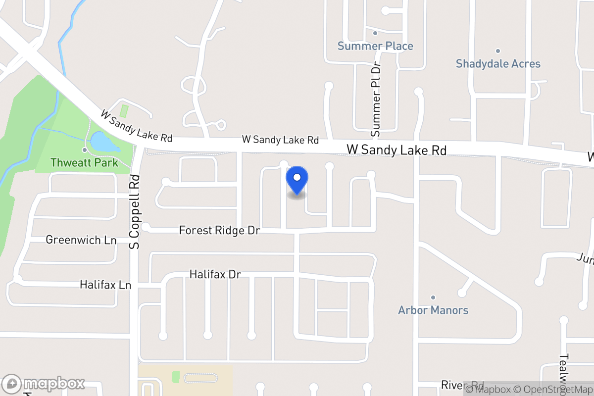 Map of 116 Ripplewood Cove