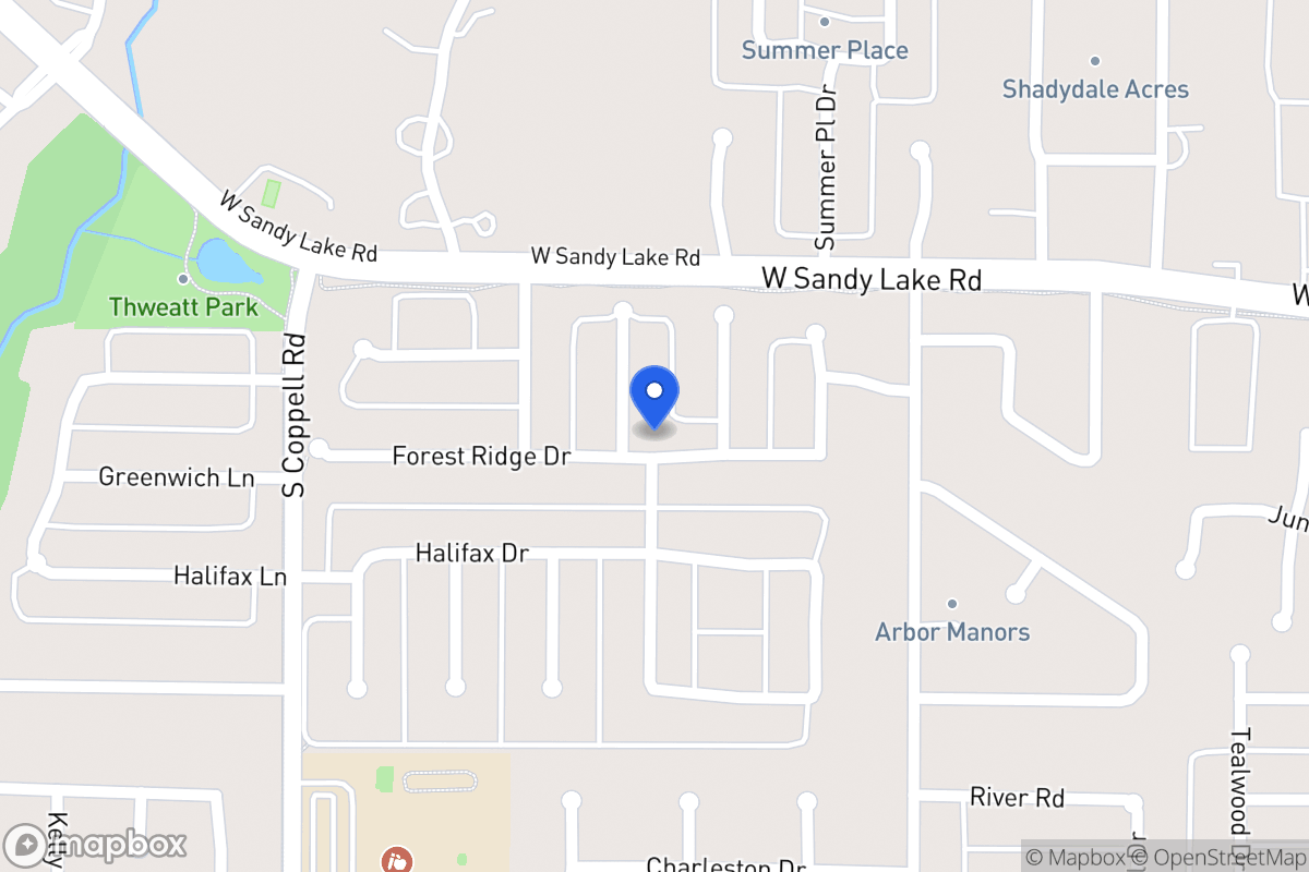 Map of 124 Ripplewood Cove