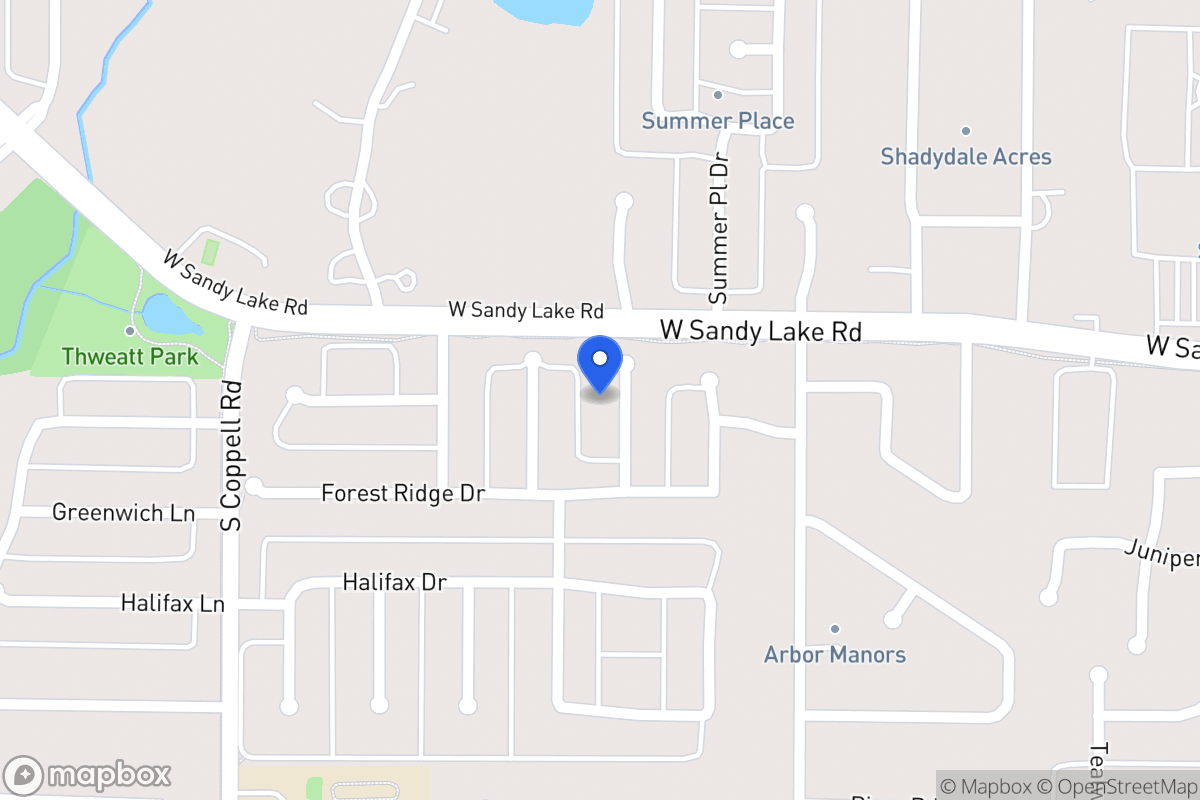 Map of 109 Woodland Cove