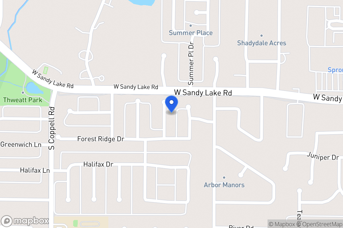Map of 110 Woodland Cove
