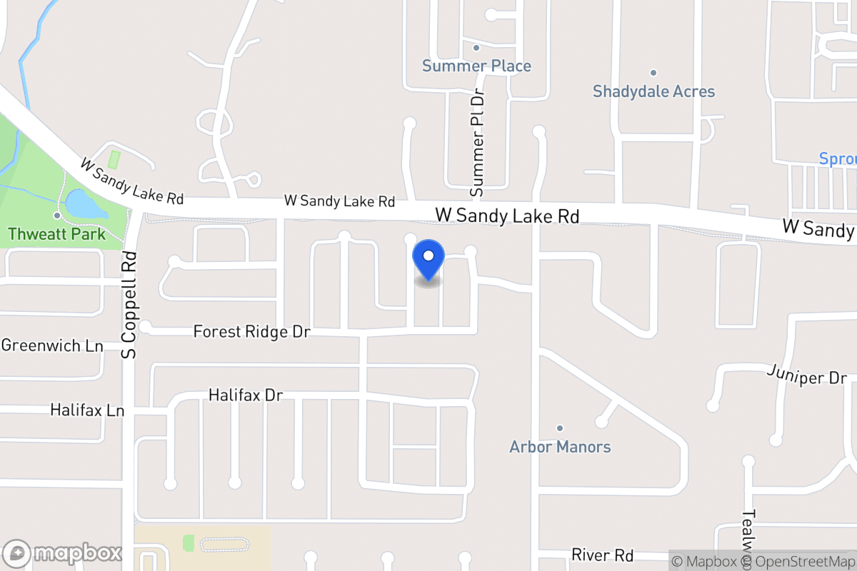 Map of 114 Woodland Cove