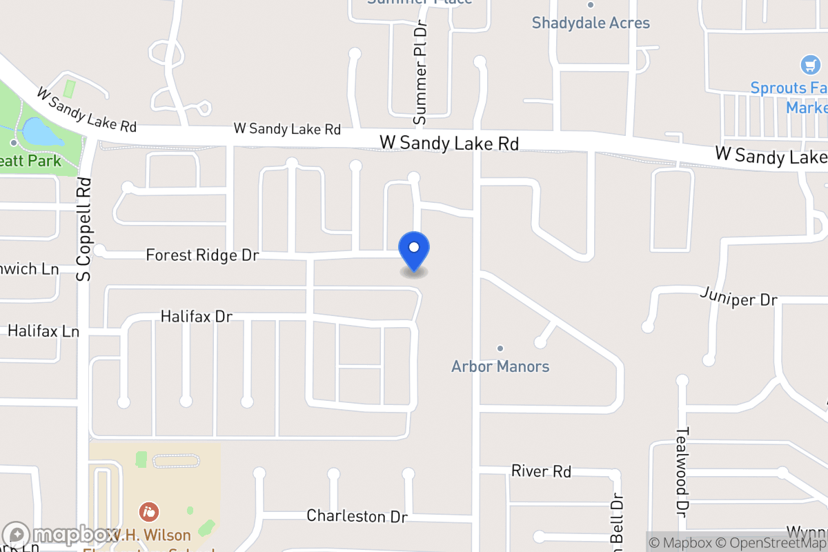 Map of 413 Forest Ridge Dr