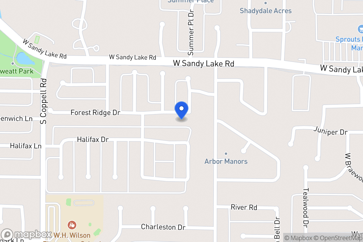 Map of 417 Forest Ridge Dr