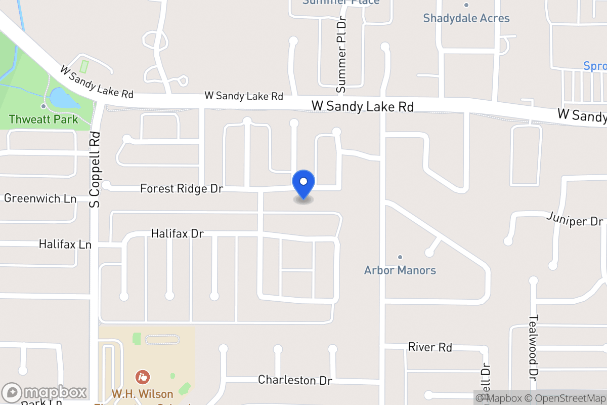 Map of 425 Forest Ridge Dr