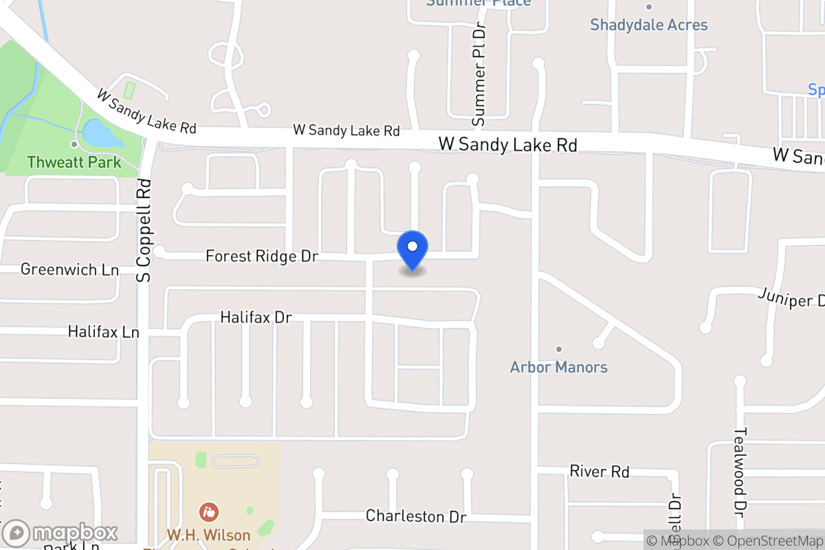Map of 429 Forest Ridge Dr
