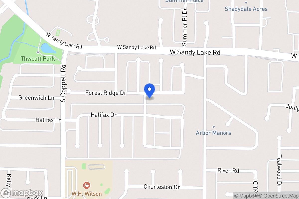 Map of 437 Forest Ridge Dr