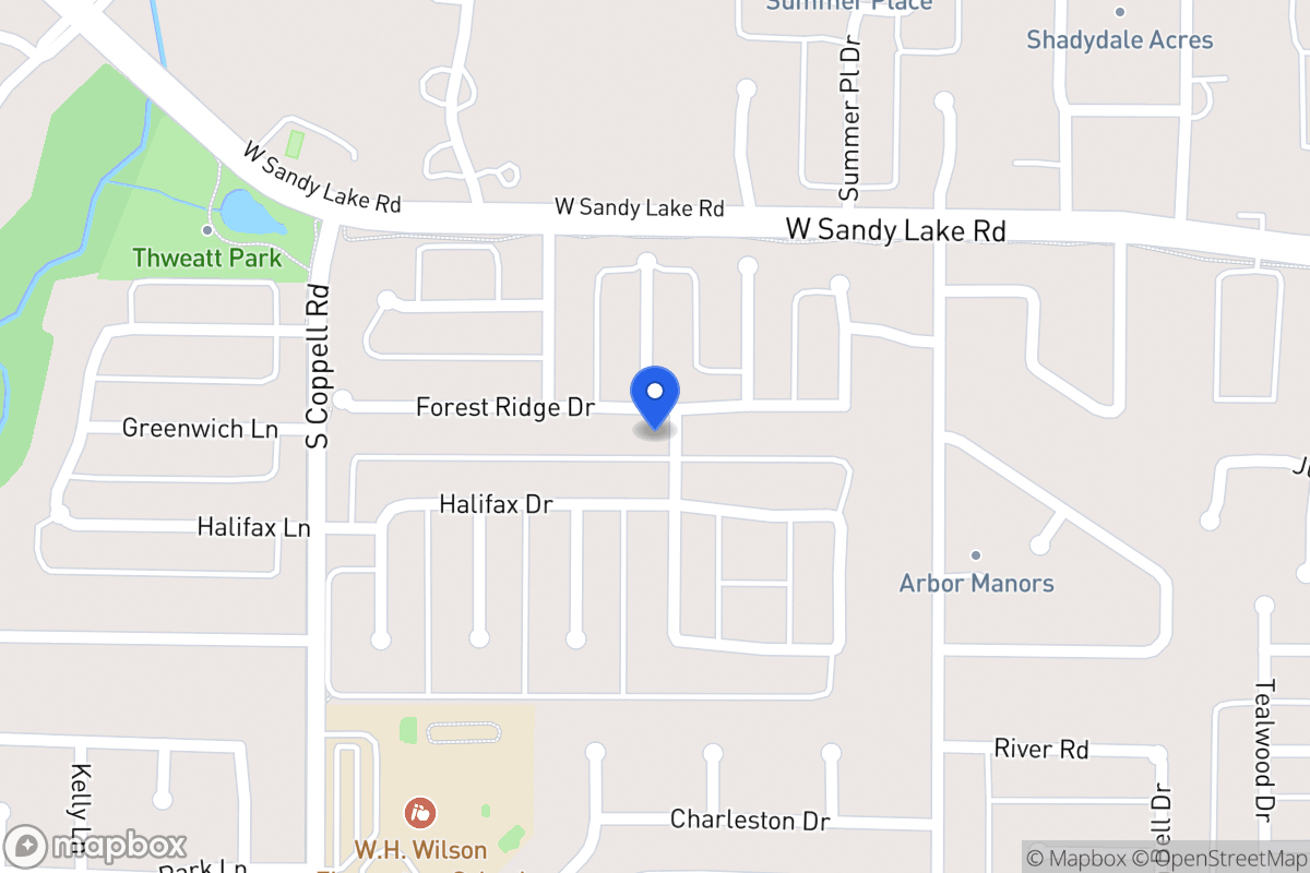 Map of 441 Forest Ridge Dr