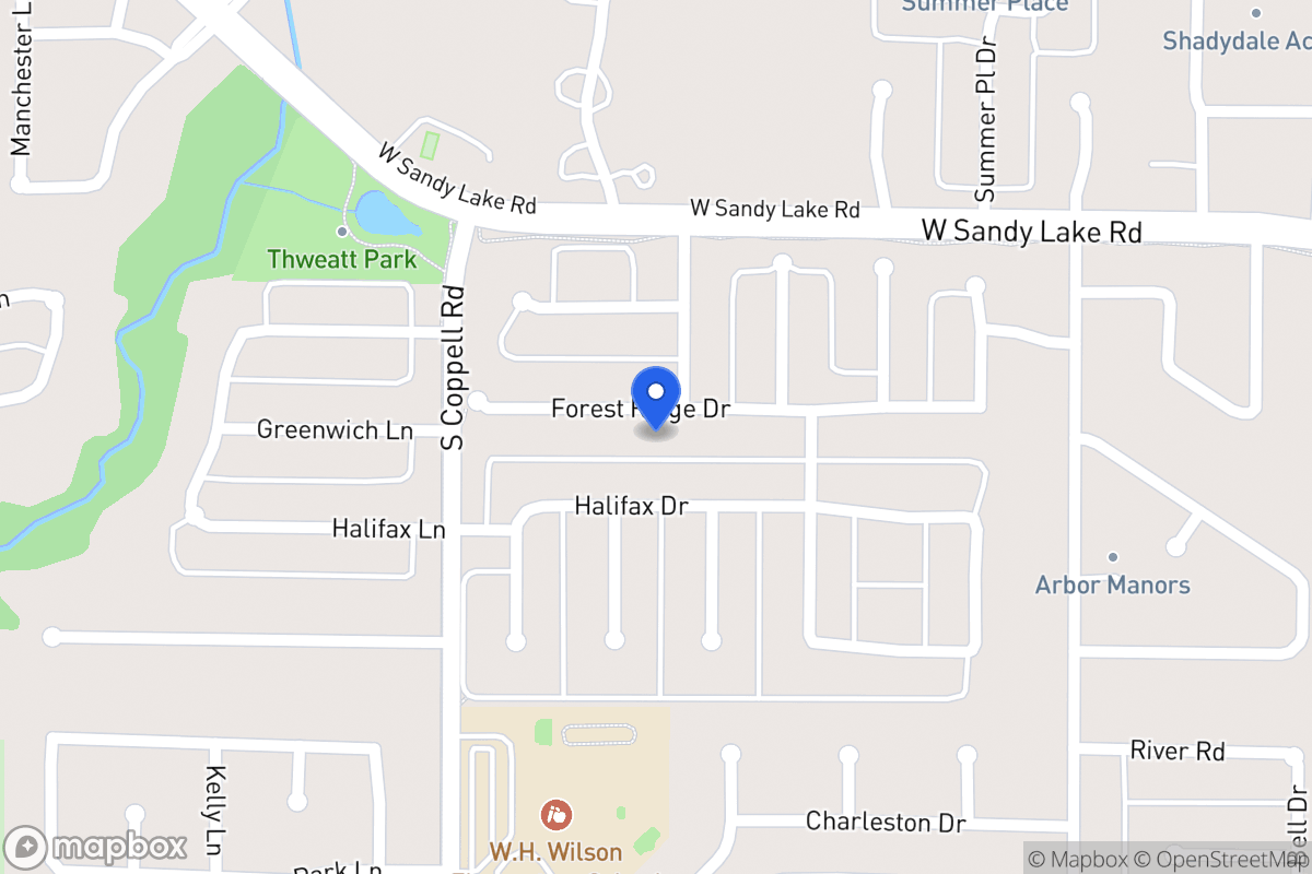 Map of 465 Forest Ridge Dr