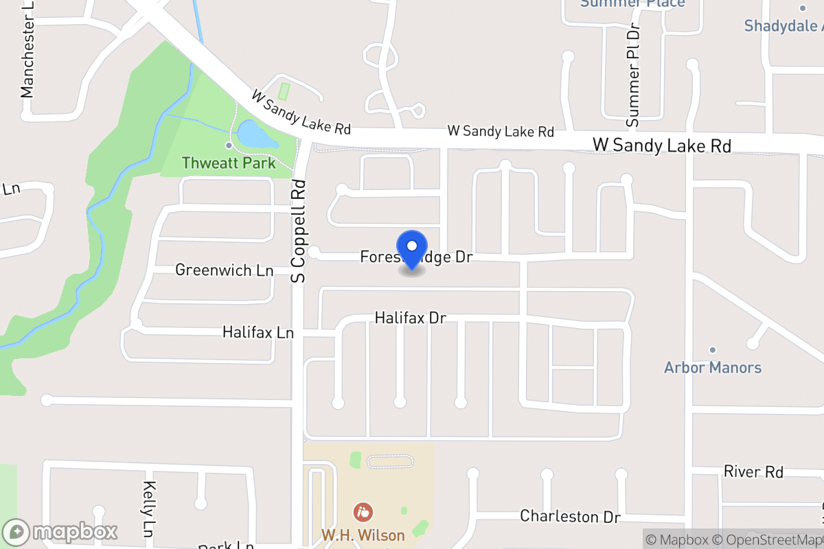Map of 469 Forest Ridge Dr