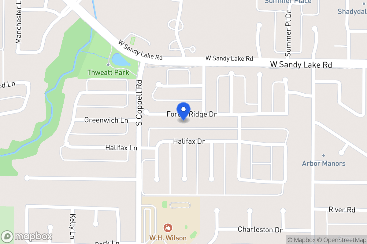 Map of 473 Forest Ridge Dr