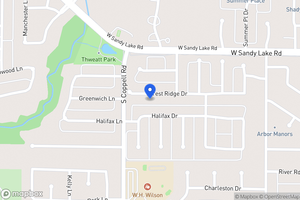 Map of 481 Forest Ridge Dr