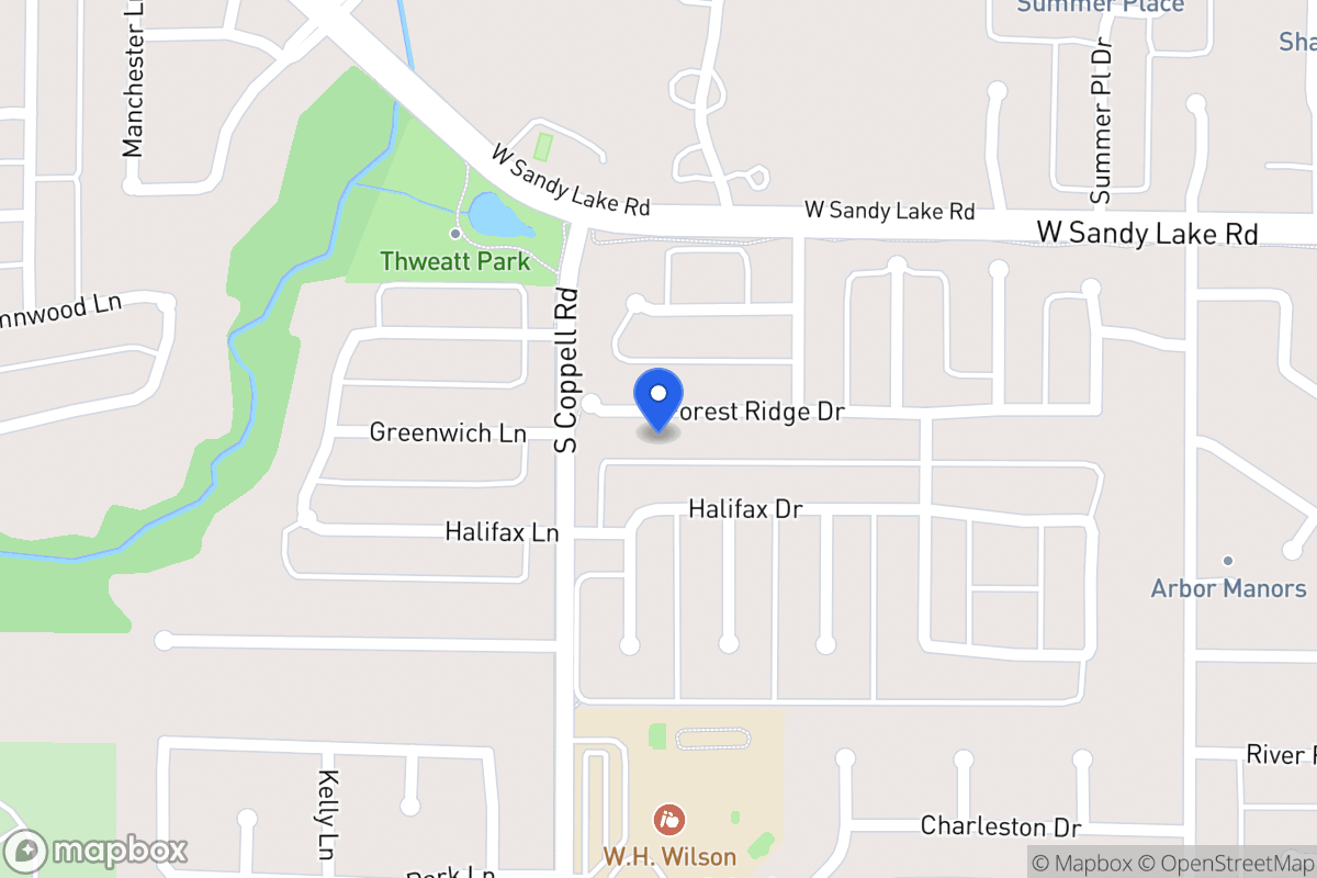 Map of 485 Forest Ridge Dr