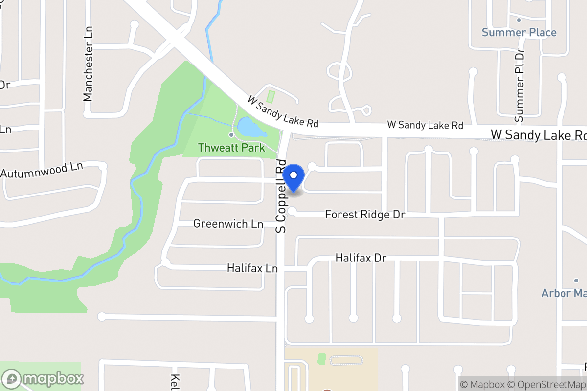 Map of 494 Forest Ridge Dr