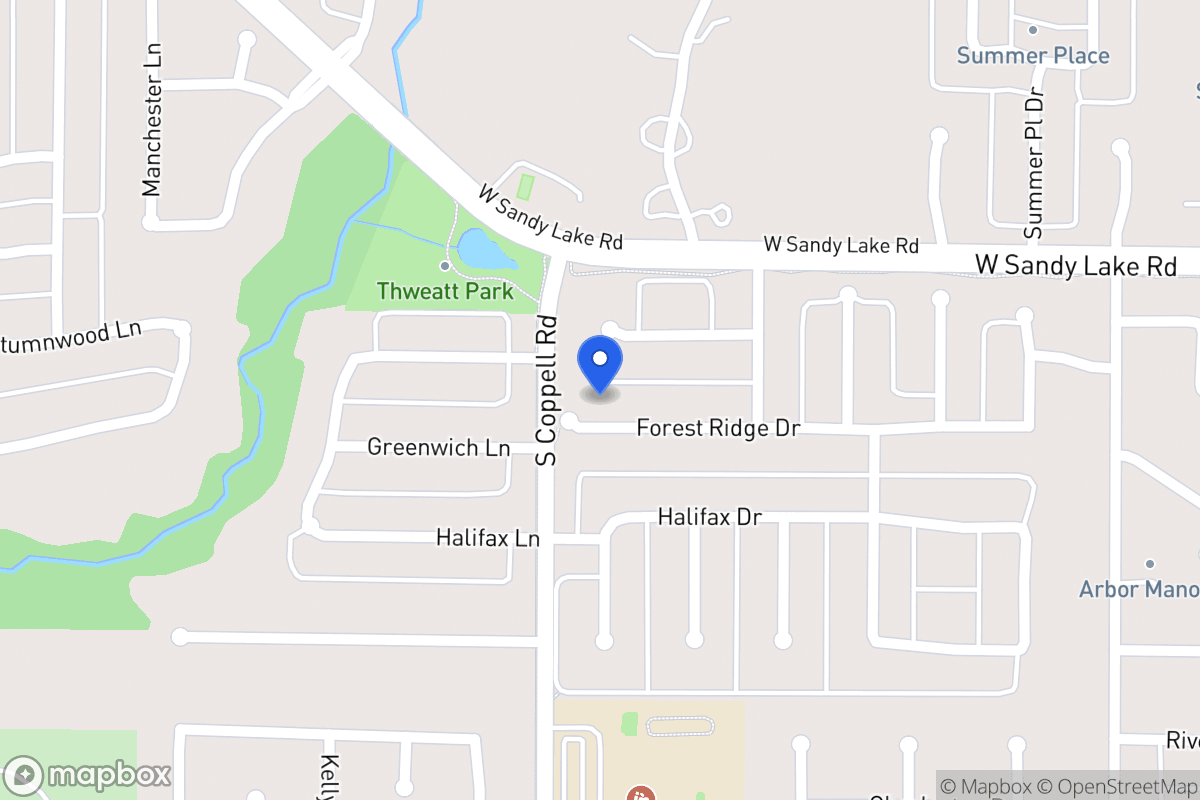 Map of 490 Forest Ridge Dr