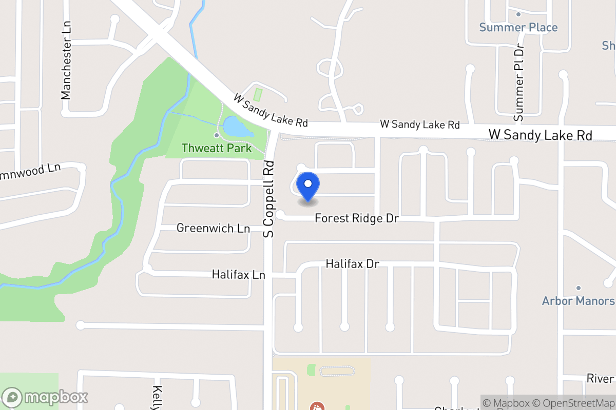 Map of 486 Forest Ridge Dr