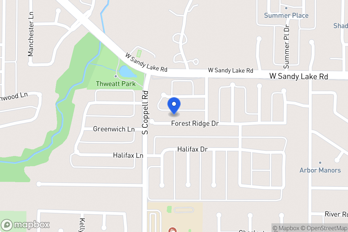 Map of 482 Forest Ridge Dr