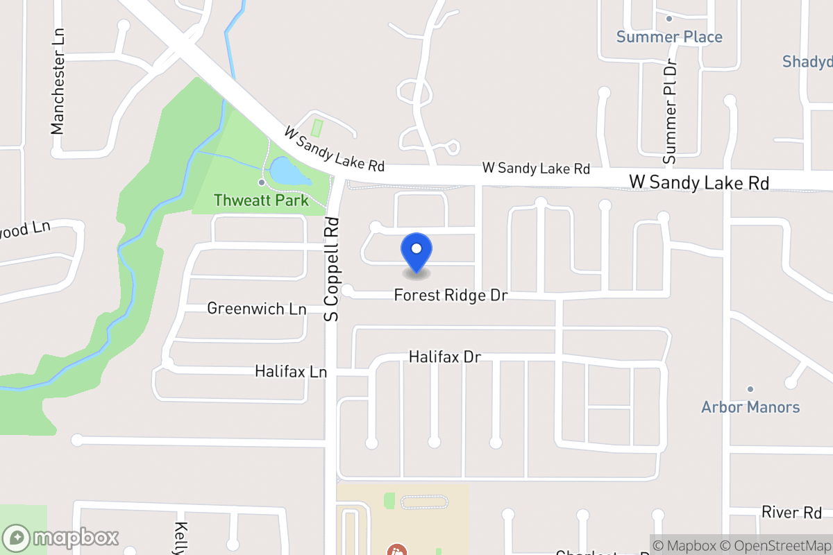 Map of 478 Forest Ridge Dr