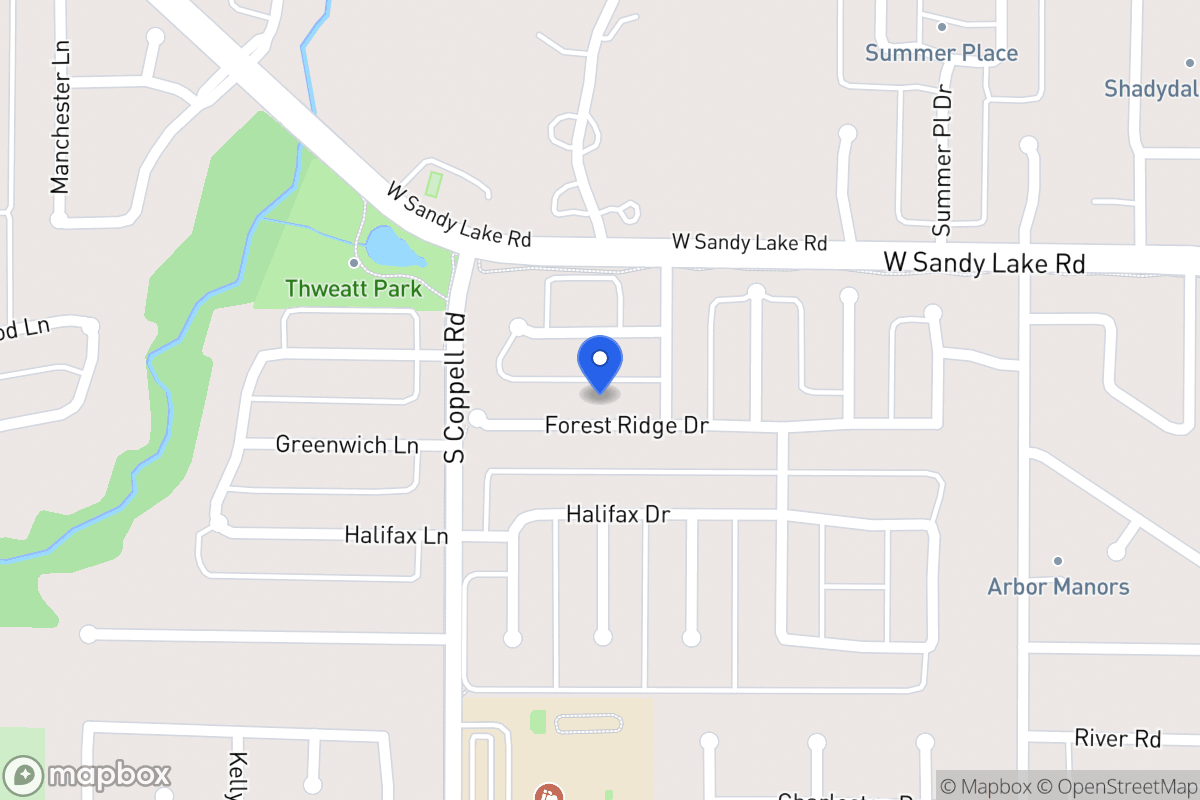 Map of 474 Forest Ridge Dr