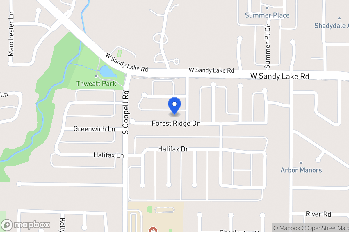 Map of 470 Forest Ridge Dr