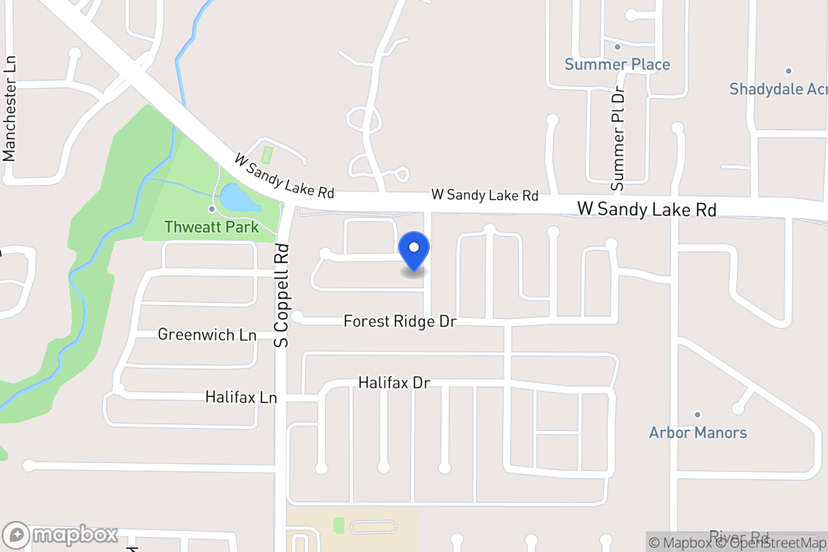 Map of 467 Hazelwood Cove