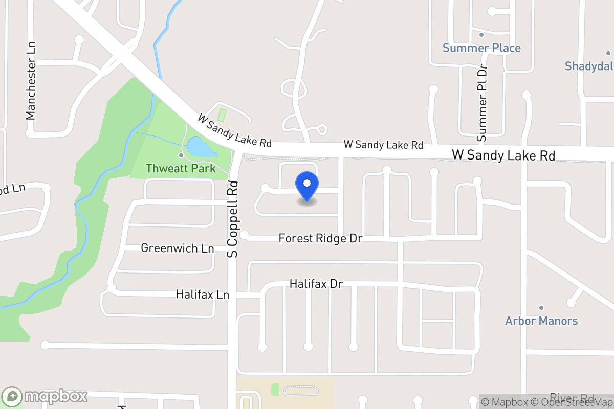 Map of 475 Hazelwood Cove