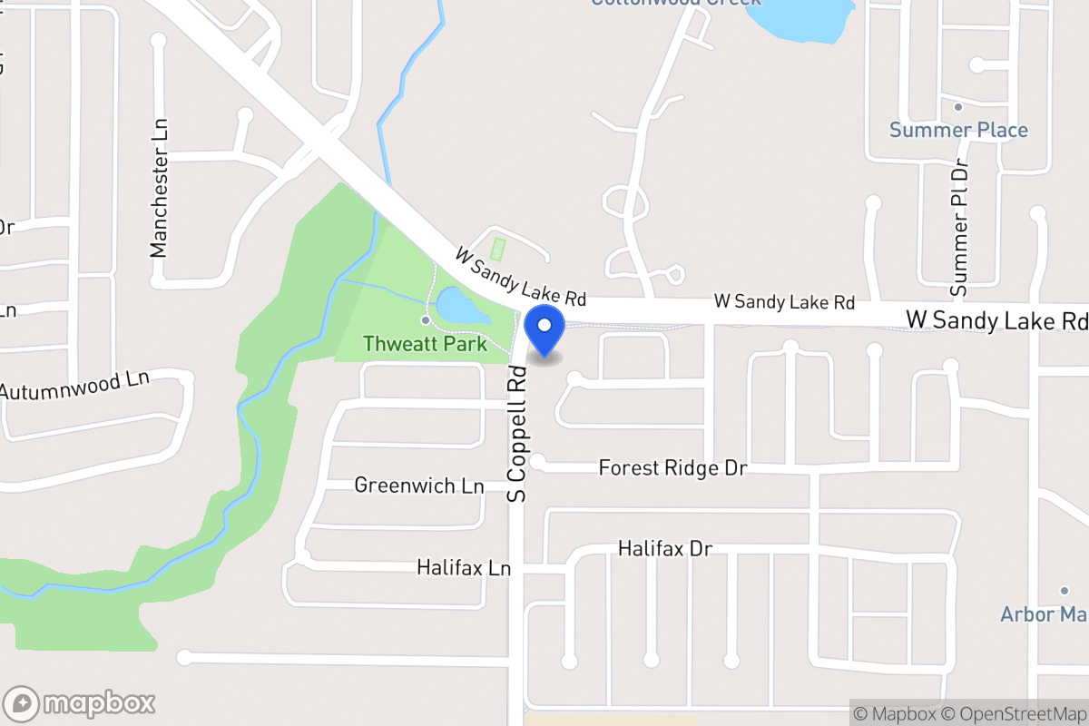 Map of 496 Hazelwood Cove
