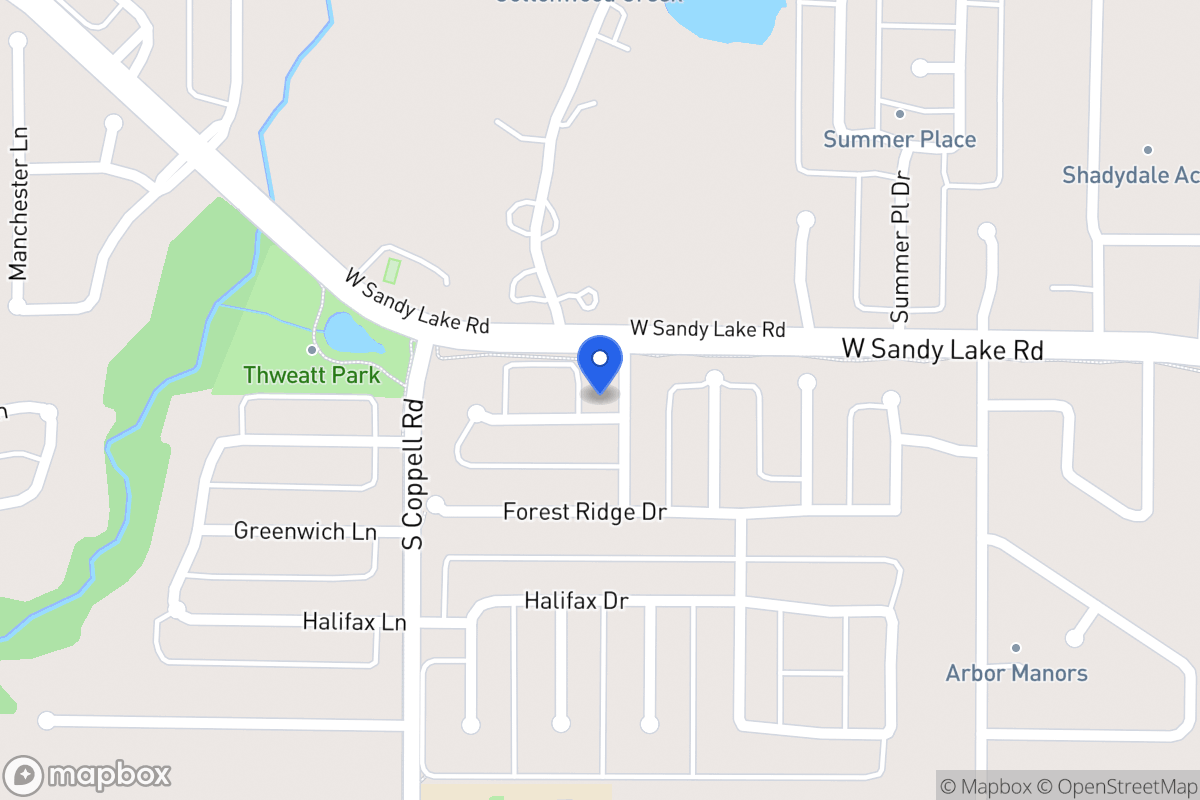 Map of 105 Forest Bend Dr