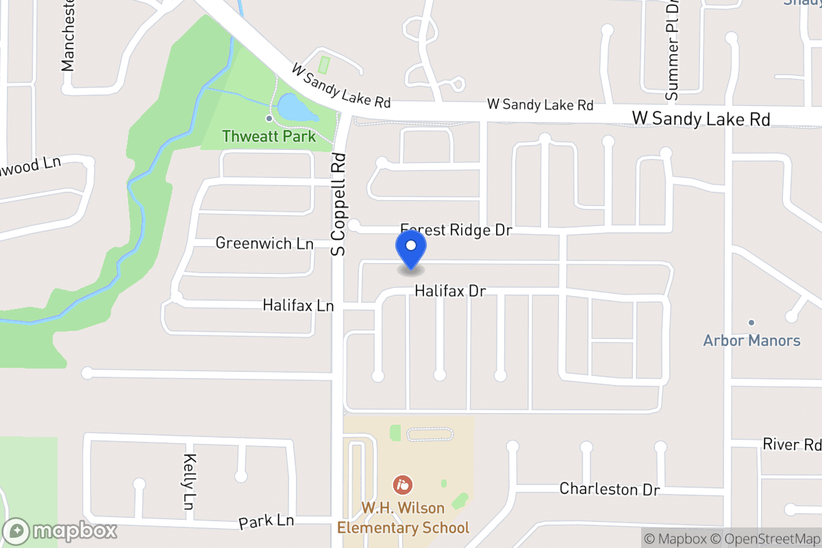Map of 480 Halifax Dr