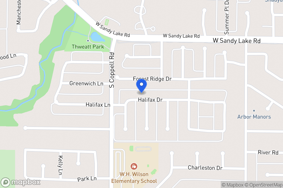 Map of 476 Halifax Dr