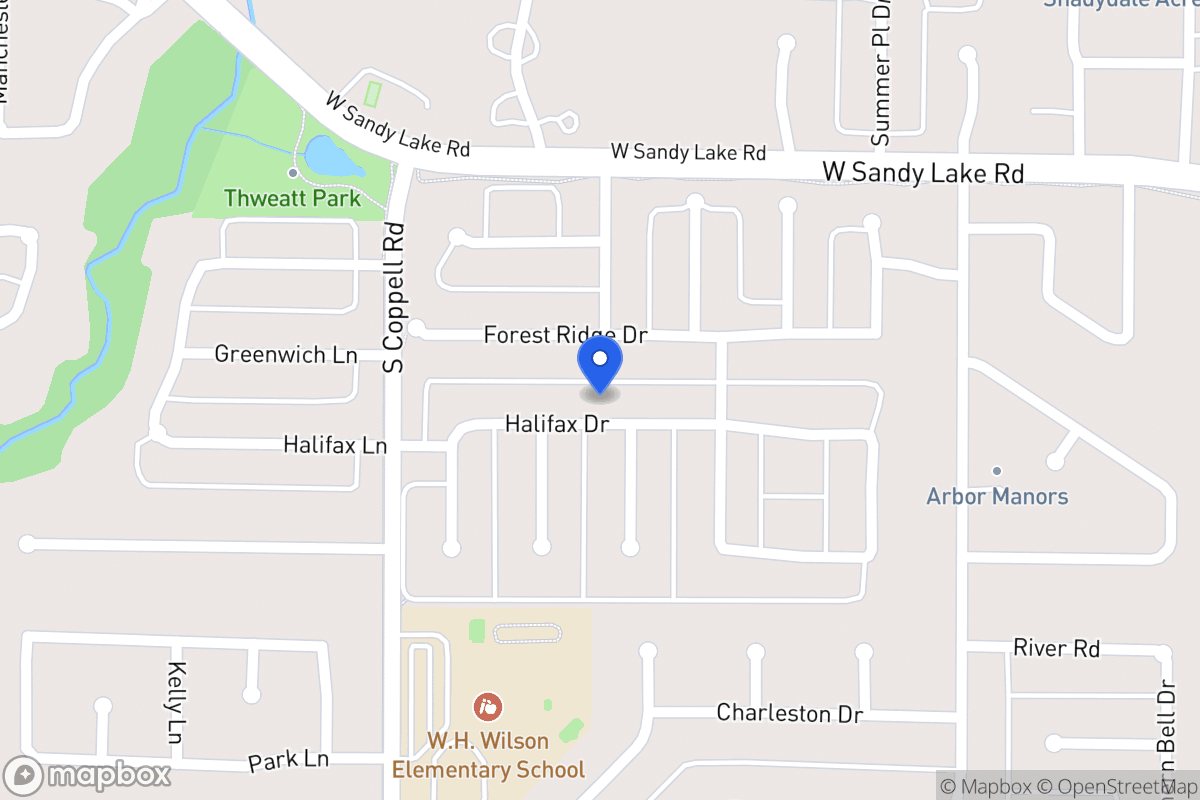 Map of 460 Halifax Dr