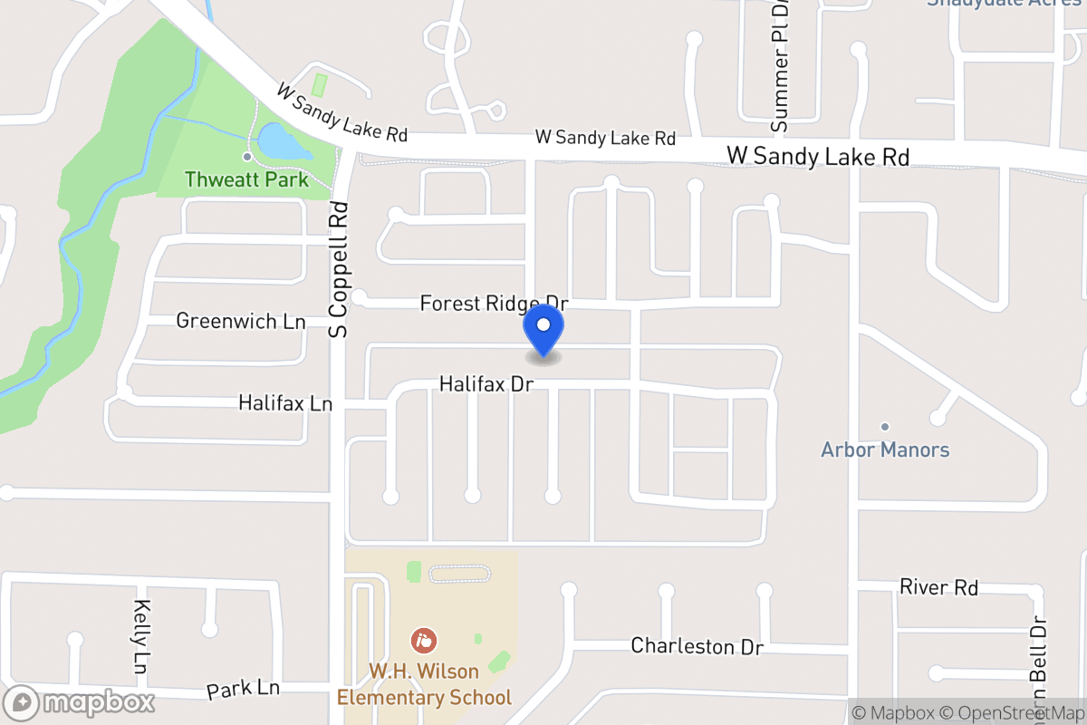 Map of 456 Halifax Dr