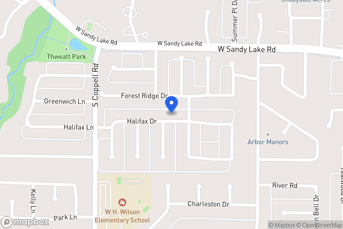 Map of 448 Halifax Dr
