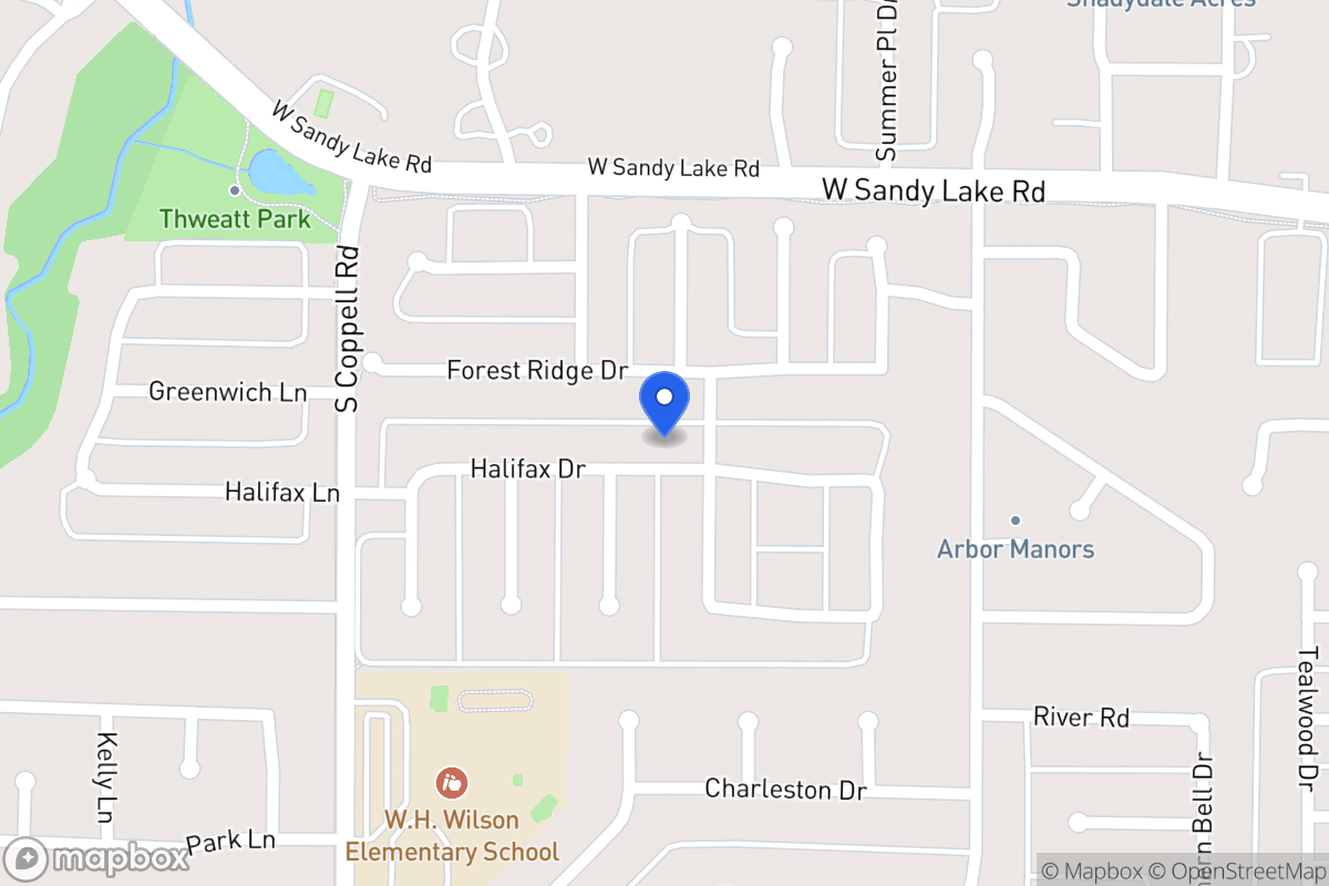 Map of 444 Halifax Dr