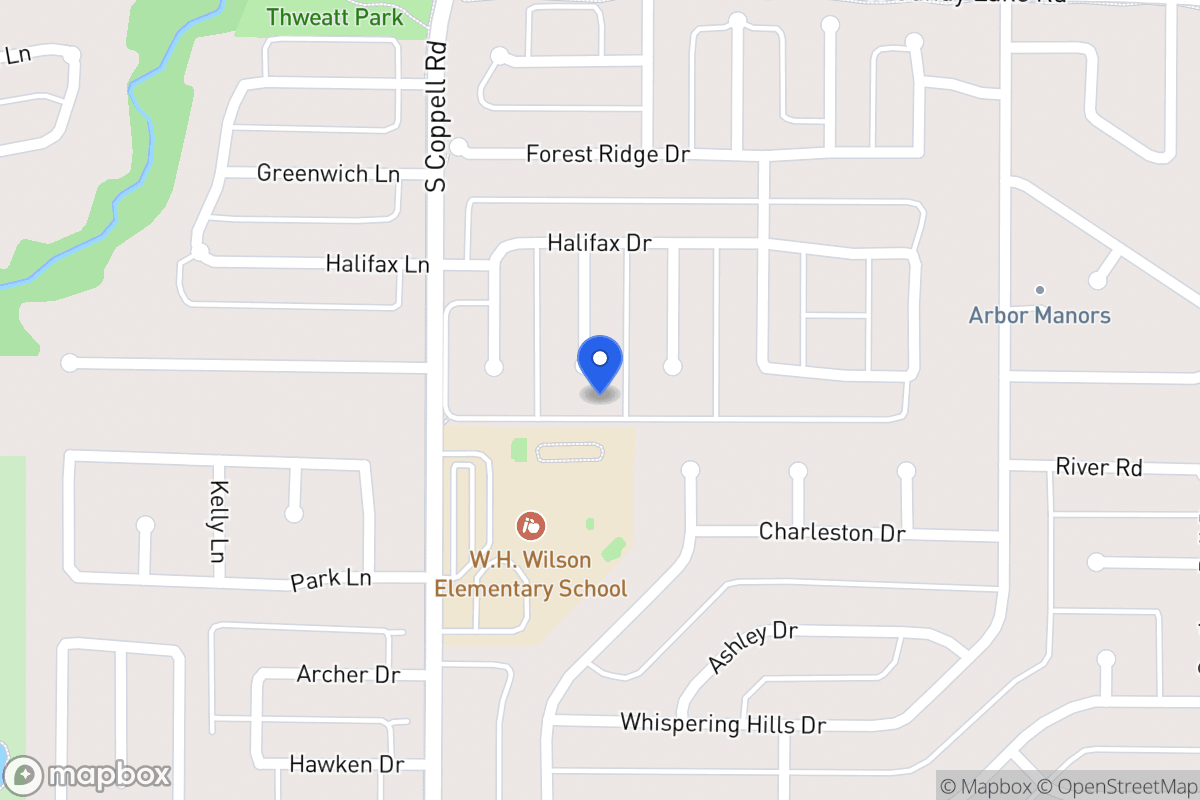 Map of 156 Kingston Cir