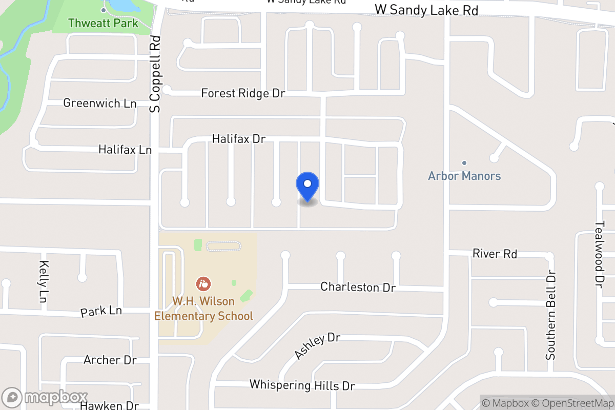 Map of 151 Newport Dr
