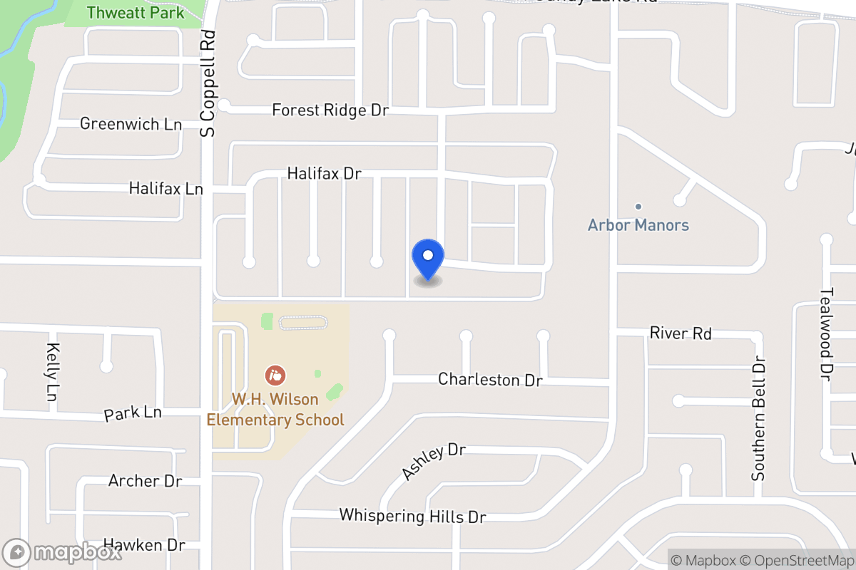 Map of 155 Newport Dr