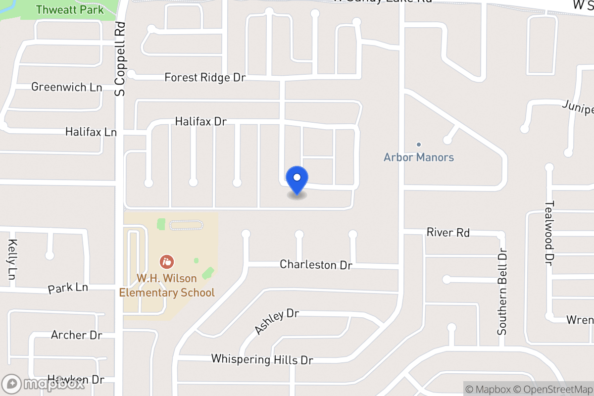 Map of 163 Newport Dr